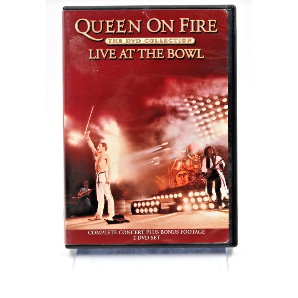 Queen On Fire Live At The Bowl 2-DVD Set 2004 Freddie Mercury Rock Concert Movie